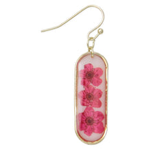 Load image into Gallery viewer, Bouquet Bar Red Dried Flower Earrings
