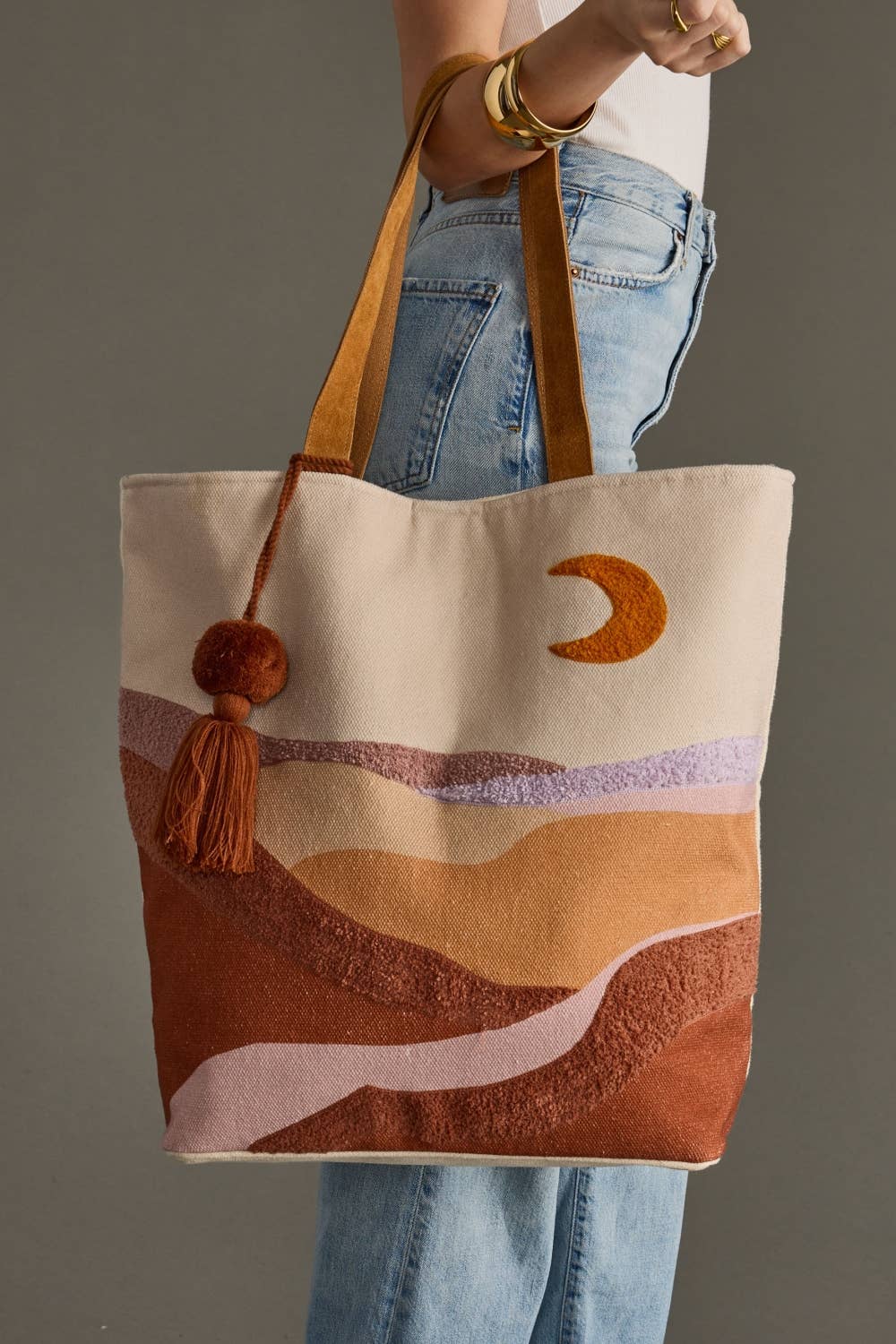 Small Moon Scene Tote