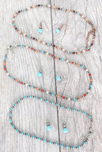 Load image into Gallery viewer, Western Navajo Pearl Turquoise Beaded Necklace Set
