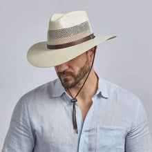 Load image into Gallery viewer, Florence - Mens Wide Brim Straw Sun Hat
