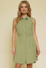 Load image into Gallery viewer, Embroidered Shirt Dress
