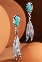 Load image into Gallery viewer, Western Dangle Feather Earrings
