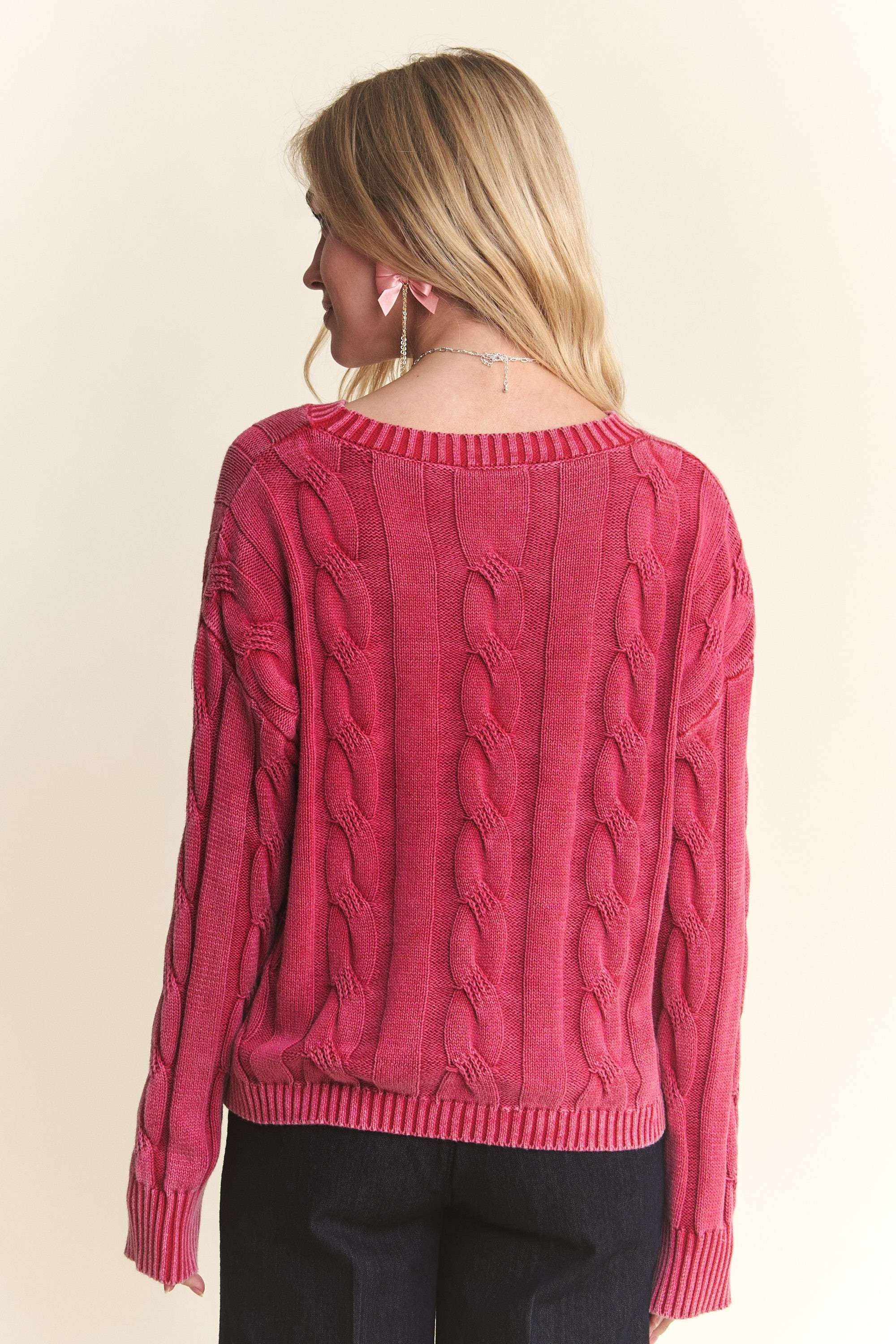 CABLE KNIT SWEATER – The Find Moab
