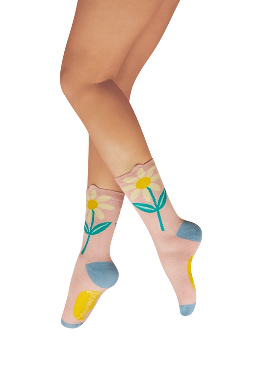 Flower Top Ankle Socks