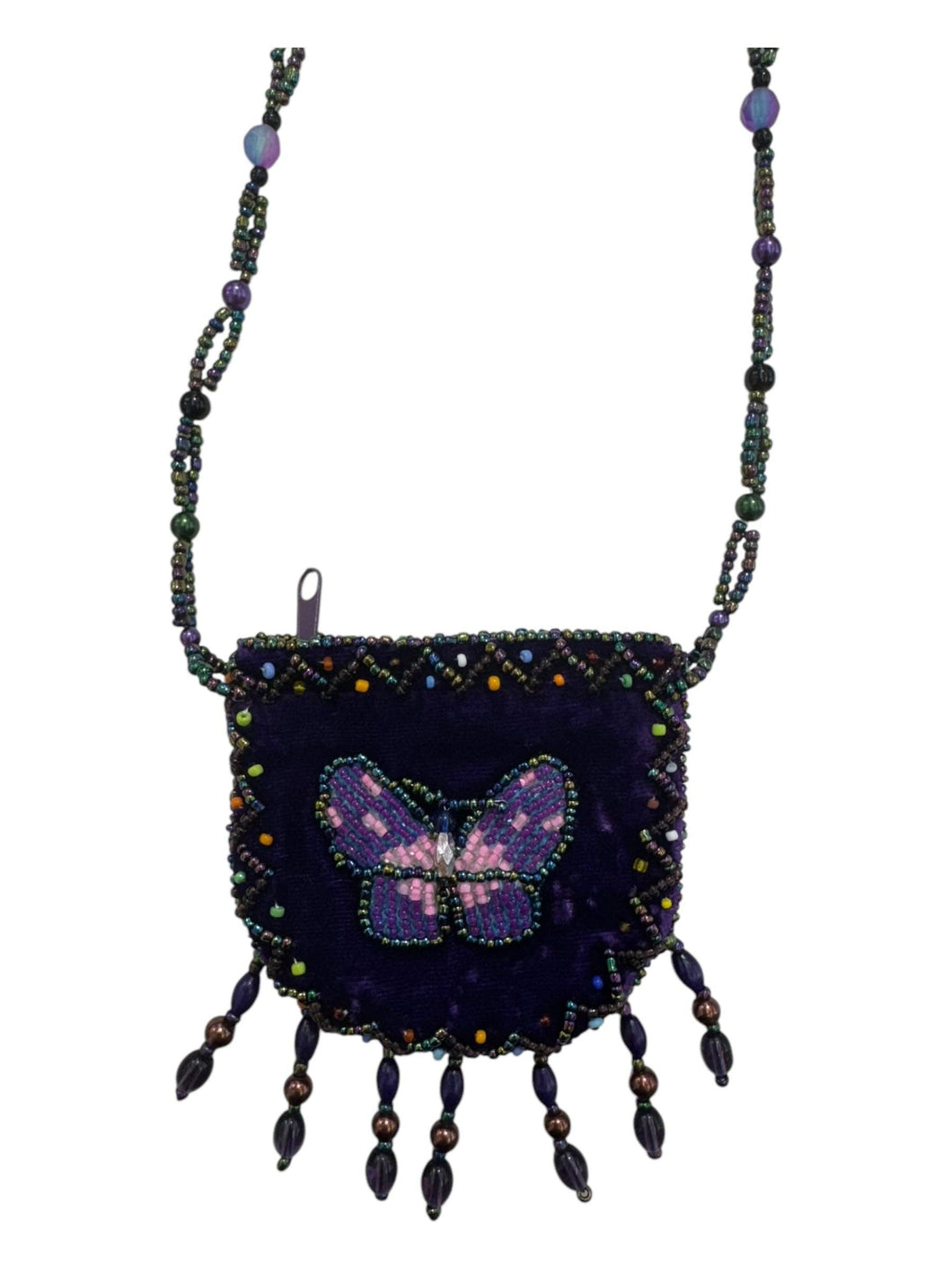 Butterfly Pattern Mini Crossbody Bag: Random Color