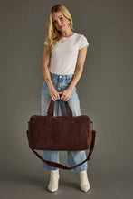 Load image into Gallery viewer, Brown Corduroy Duffel
