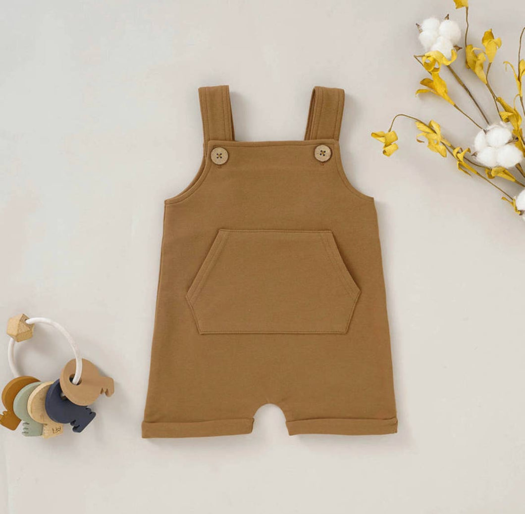 French Terry Overalls - Baby and Toddler W/ Moab Tag