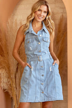 Load image into Gallery viewer, Button Down Denim Dress
