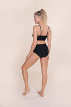 Load image into Gallery viewer, Solid Essential Halter Bikini Set (BLACK)
