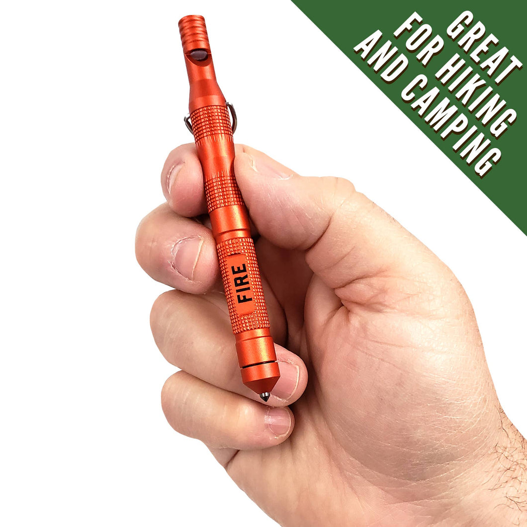 POCKET FIRE STARTER MULTI-TOOL for Camping