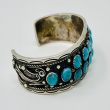 Load image into Gallery viewer, Turquoise Cluster Cuff
