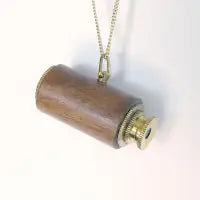 Load image into Gallery viewer, Wood Telescope Necklace
