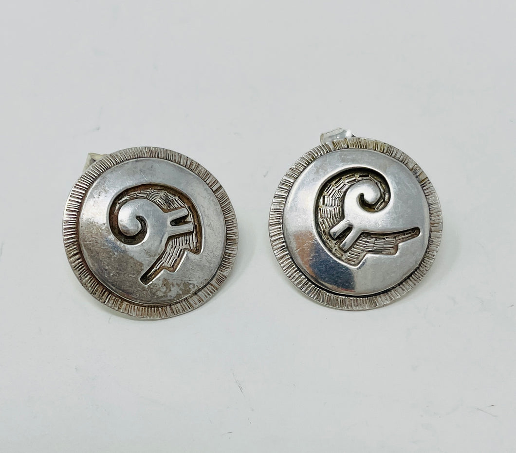 Sterling Silver Overlay Earrings