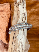 Load image into Gallery viewer, Navajo Twist Wire Silver Cuff
