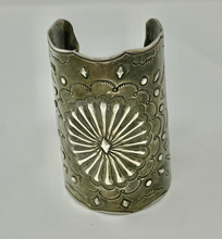 Load image into Gallery viewer, Navajo Sterling Silver Ketoh Cuff
