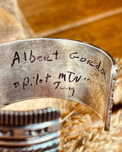 Load image into Gallery viewer, Delbert Gordon (artist) Pilot Mountain Cuff Bracelet
