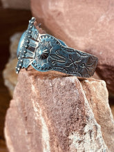 Load image into Gallery viewer, Old Pawn Navajo Sterling Silver Cuff Bracelet
