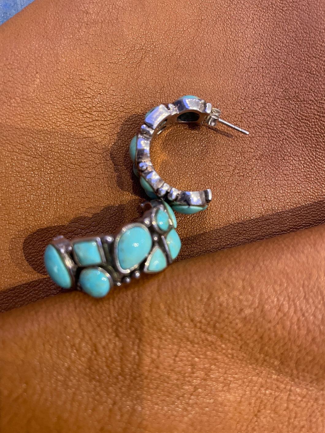 Cluster Turquoise Hoops-duplicate