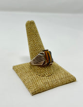 Load image into Gallery viewer, Tiger&#39;s Eye Stone Ring
