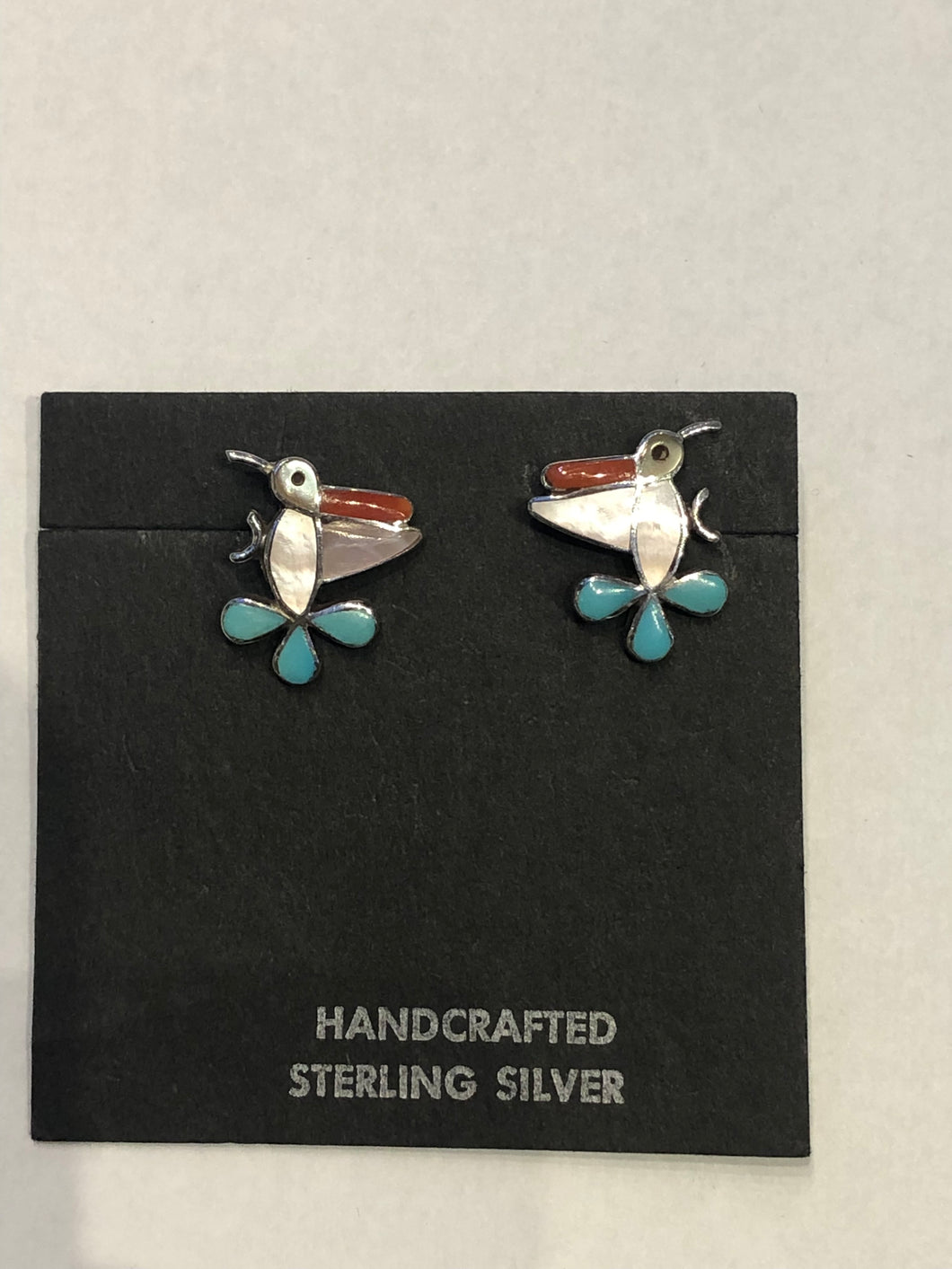 Zuni Hummingbird Earrings