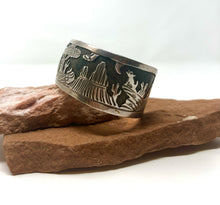 Load image into Gallery viewer, Wide Storyteller Cuff - Antique
