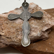 Load image into Gallery viewer, Zuni Cross Pendant w Inlays
