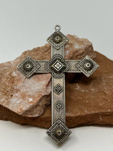 Load image into Gallery viewer, Silver Cross Pendant - Stamped
