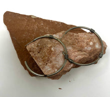 Load image into Gallery viewer, Antique Silver Hoops
