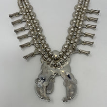Load image into Gallery viewer, Zuni Turquoise Squash Blossom Necklace Set
