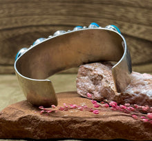 Load image into Gallery viewer, Turquoise Cluster Cuff

