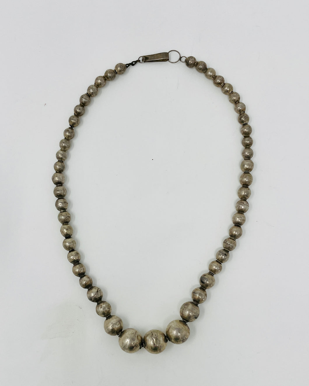 Mexican Silver Pearl Necklace