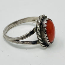 Load image into Gallery viewer, Navajo Ring with Coral
