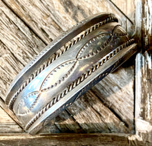 Load image into Gallery viewer, Sterling Silver  Stamped Cuff
