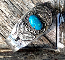 Load image into Gallery viewer, Turquoise Sterling Silver Cuff
