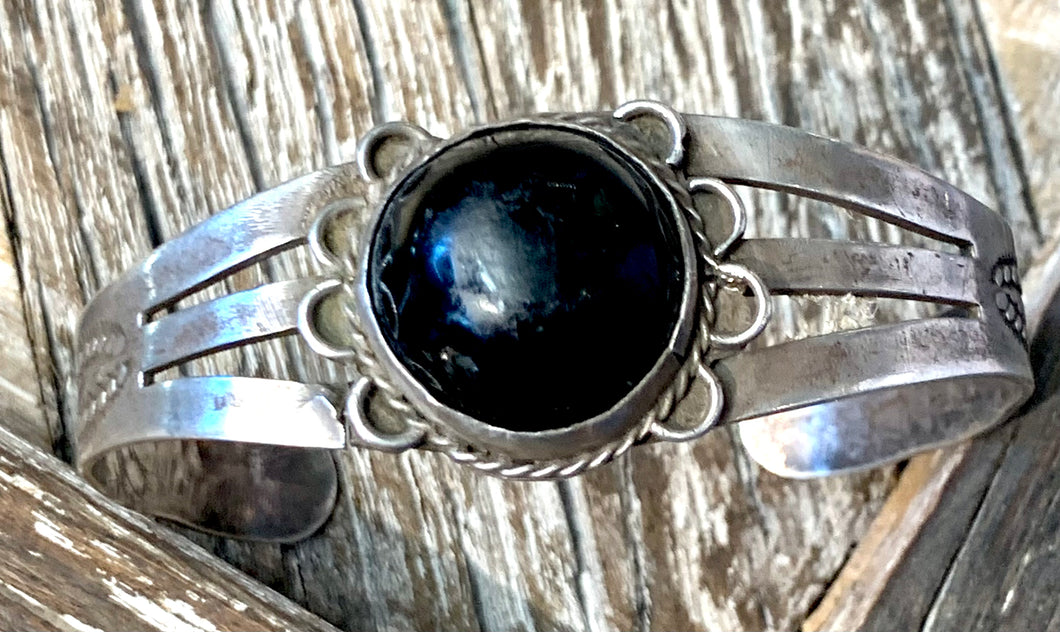 Sterling Silver W/ Onyx Stone