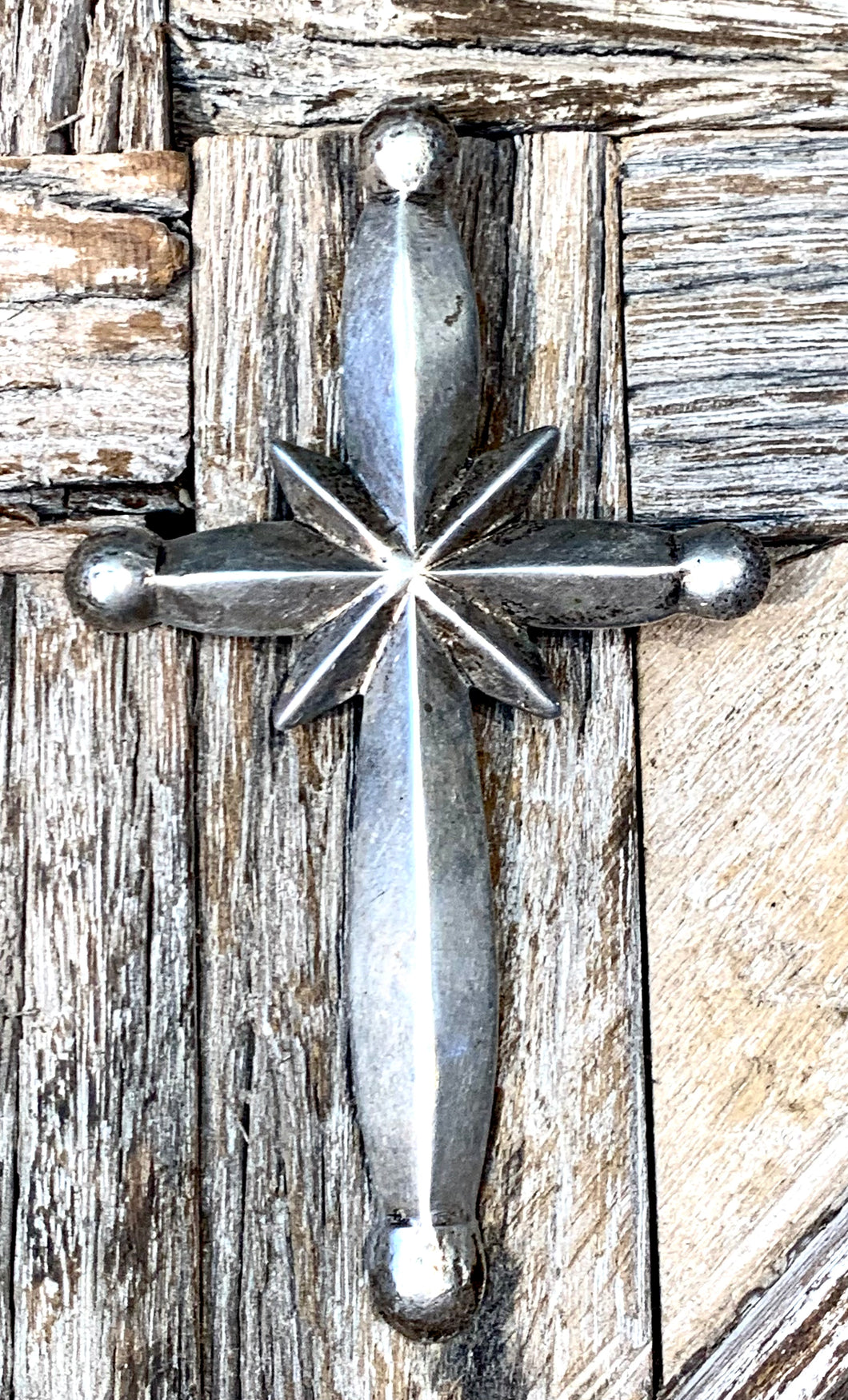 Vintage Silver Cross Pendant
