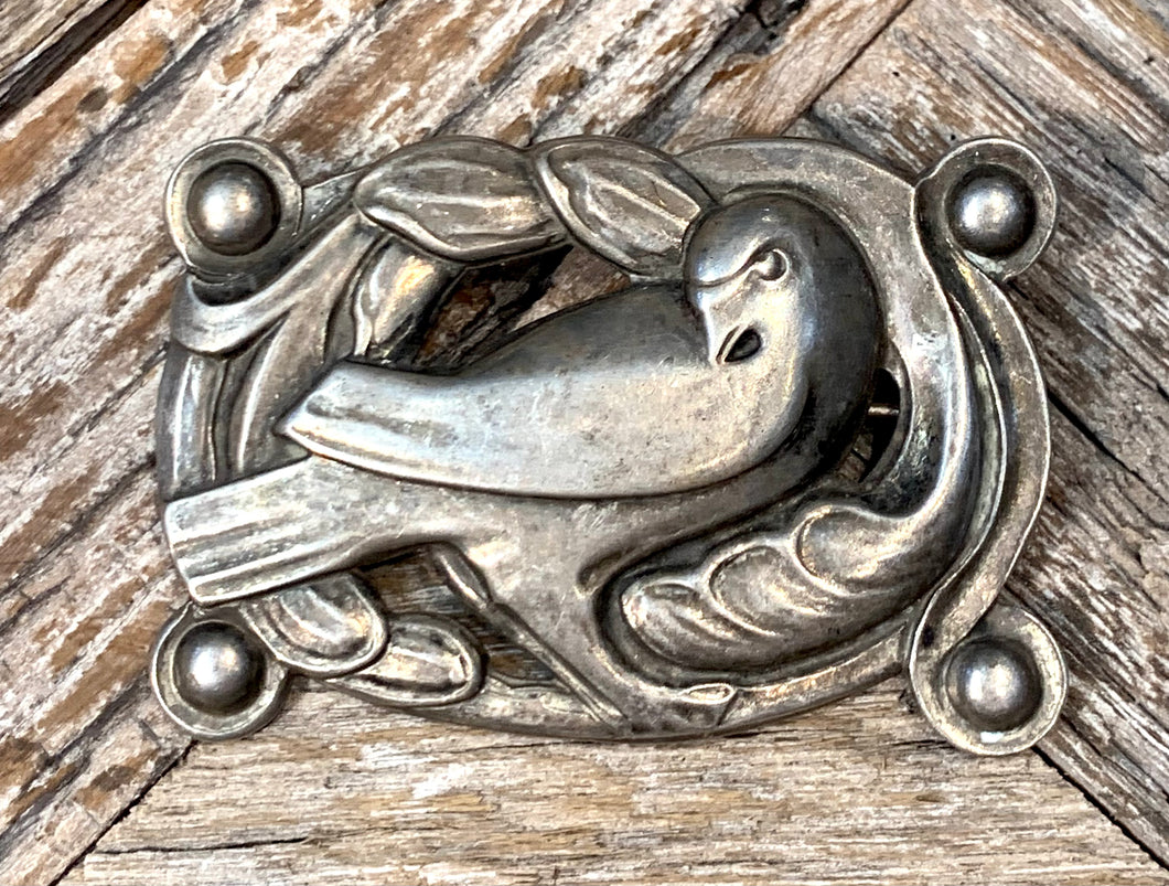 Silver Bird pin