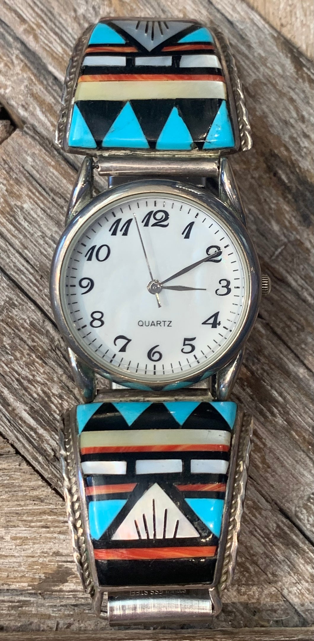 Zuni Inlay Watch