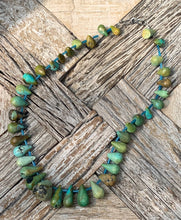Load image into Gallery viewer, Navajo Teardrop Turquoise Necklace
