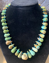 Load image into Gallery viewer, Navajo Teardrop Turquoise Necklace
