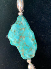 Load image into Gallery viewer, Rough Cut Turquoise Necklace Set
