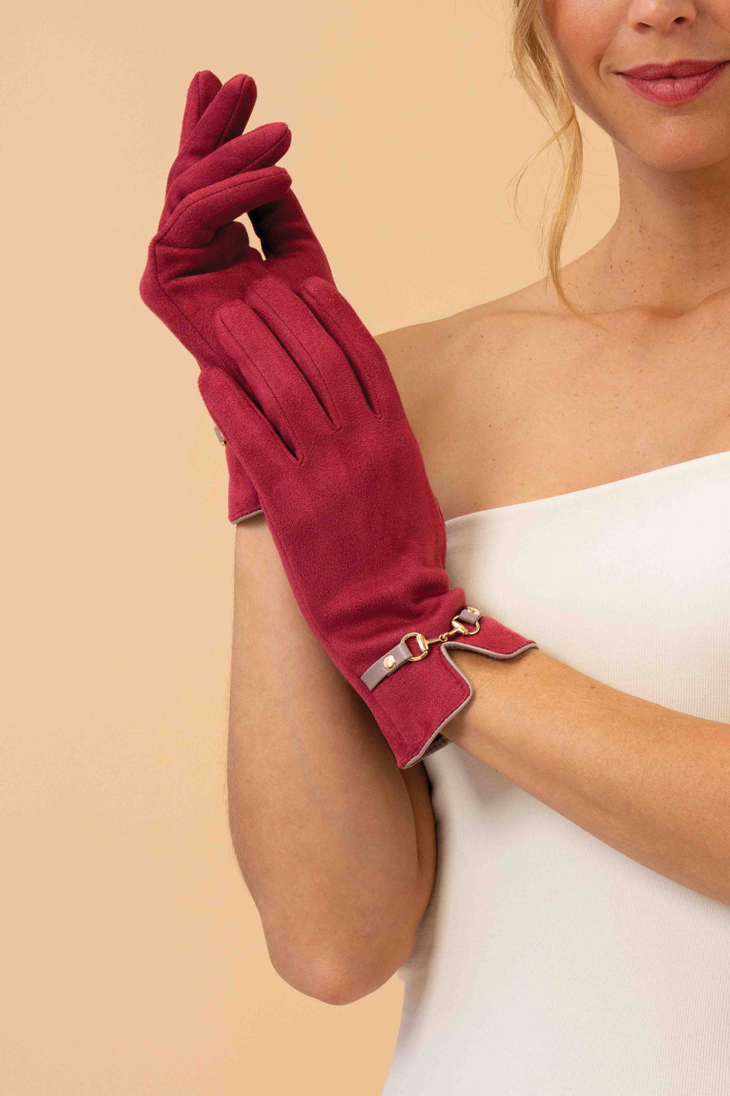 Kylie Gloves - Ruby