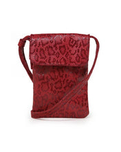 Load image into Gallery viewer, Penny Phone Bag - Red Anaconda
