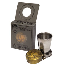 Load image into Gallery viewer, Portable Shot Glass - Buffalo Nickel

