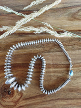 Load image into Gallery viewer, Navajo Pearls Bauble Necklace, 20.5&quot; length, graduated beads from 2.5 cm to .5 cm
